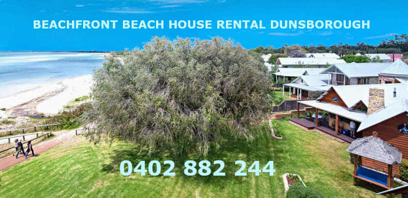 Holiday beachfront rental accommodation Dunsborough