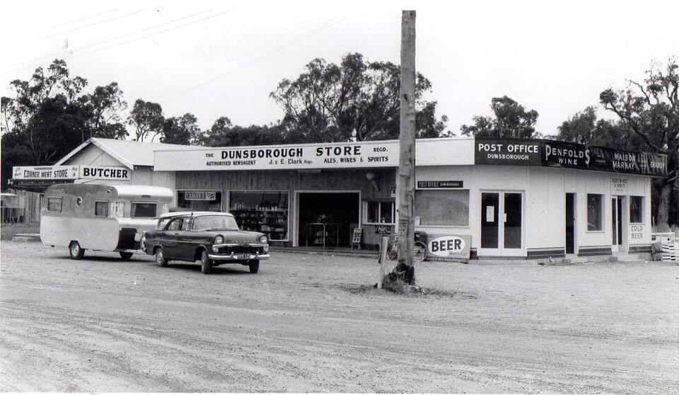 Old historical photo of Dunsborough town