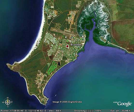 Map Of Broome Wa