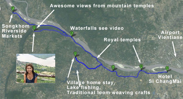 Mekong River Cruise Maps