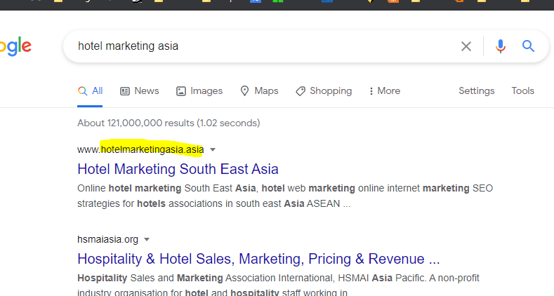 Hotel marketing Asia.
